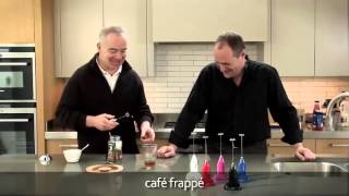 How to make a frappé coffee using an aerolatte milk frother [upl. by Warford]