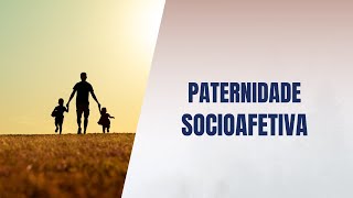 Paternidade socioafetiva [upl. by Bascomb]