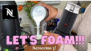 How To Foam Milk With Aeroccino 3 Make Coffee With Foam Tips amp Tricks  Easy Foamed Latte Recipe [upl. by Iur]