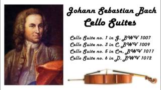 Johann Sebastian Bach  Cello suites in 432 Hz great for reading or studying [upl. by Assyram34]