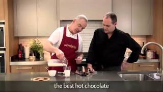 How to make a hot chocolate using an aerolatte milk frother [upl. by Ahseym269]