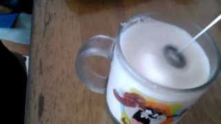 Aerolatte Review Frothing Cold Milk In Under 1 Minute [upl. by Tews550]