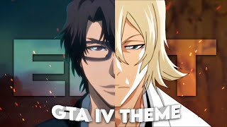 Aizen x Urahara  GTA IV Theme Edit [upl. by Ezeerb]